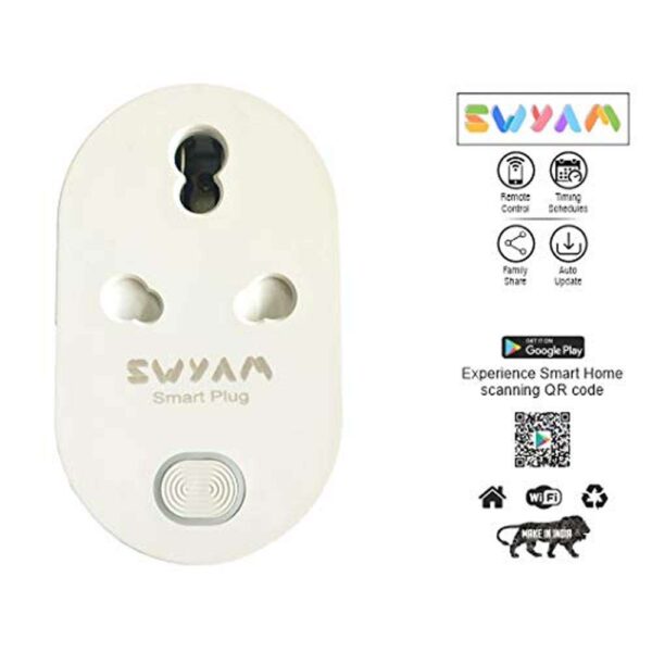 swyam 16s smart socket d-type 3-pin plug